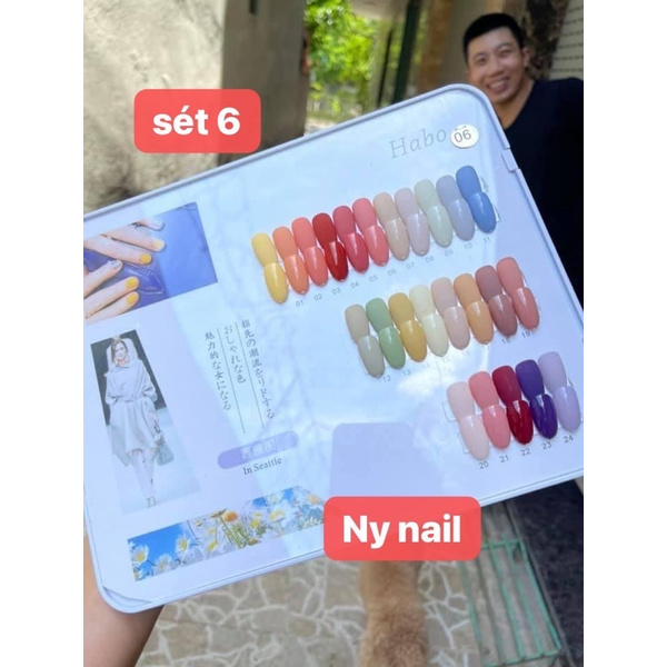 sơn gel sét 24 chai “tặng kèm bảng màu”