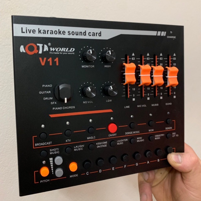 Sound card V11 thế hệ mới nhất của hãng AQTA- bảo hành 6 tháng đổi mới