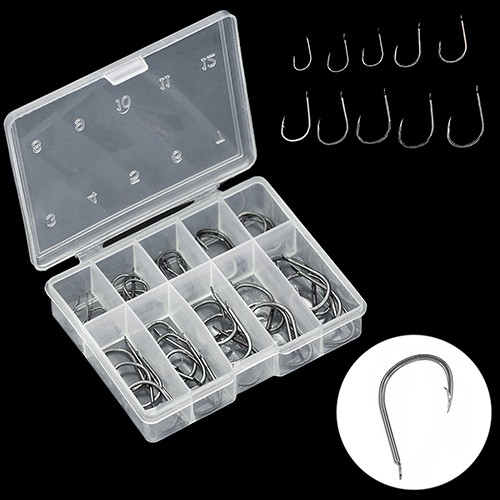 Hộp 50 Lưỡi Câu Cá Sắc Bén
