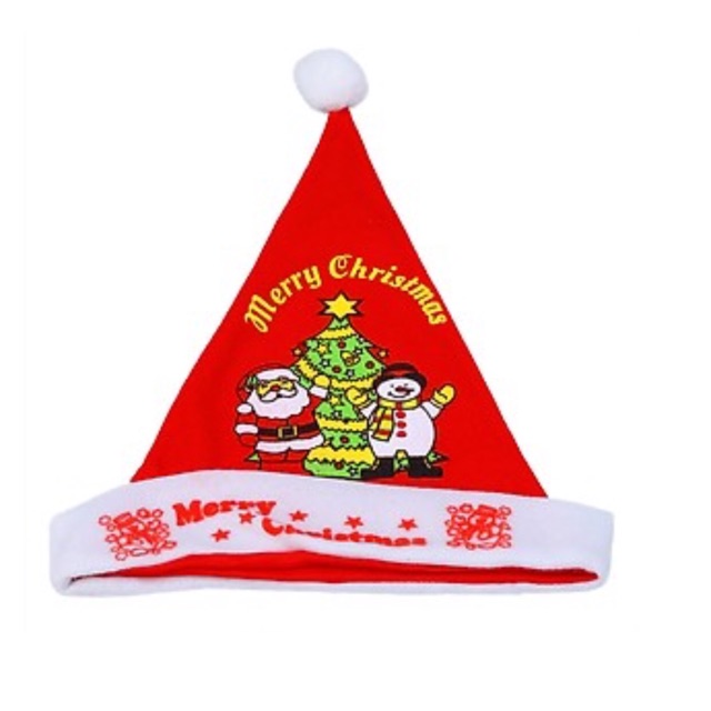 Mũ noel nỉ cho bé