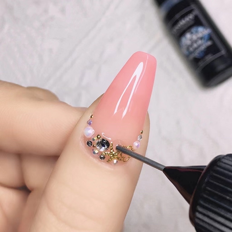 Gel úp móng đính đá siêu chắc gel đa năng đính đá nail 10ml