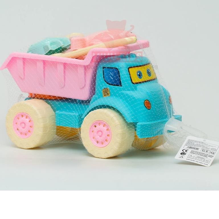 Mô Hình Xe chở cá nước đi biển kèm khuôn và cần câu LT680-1T Size Lớn