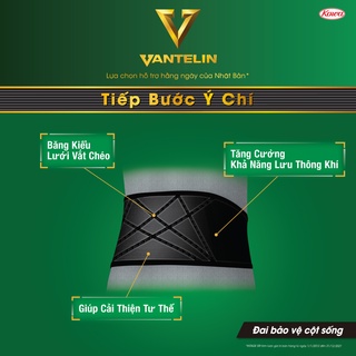 Đai Bảo Vệ Cột Sống Vantelin Back Support Size M