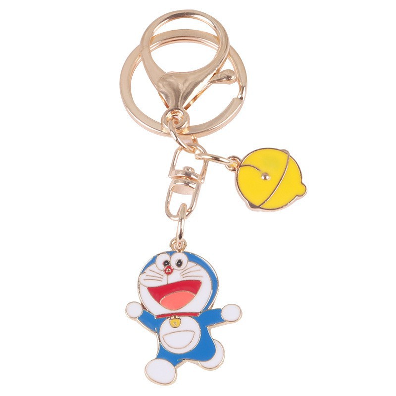 Móc khóa nhân vật Doraemon/ Dorami kèm chuông vàng - GSK38