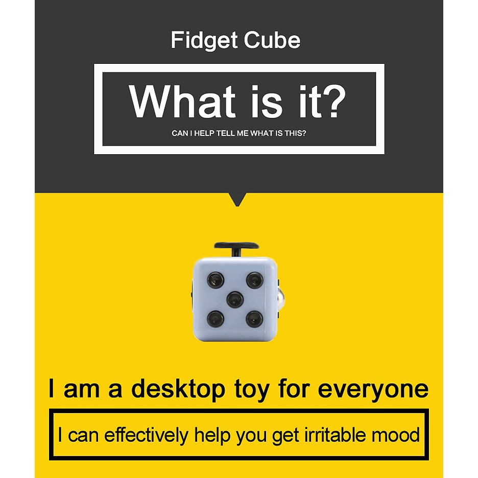 Khối Vuông Fidget Cube Thần Kỳ giúp giảm stress 3244