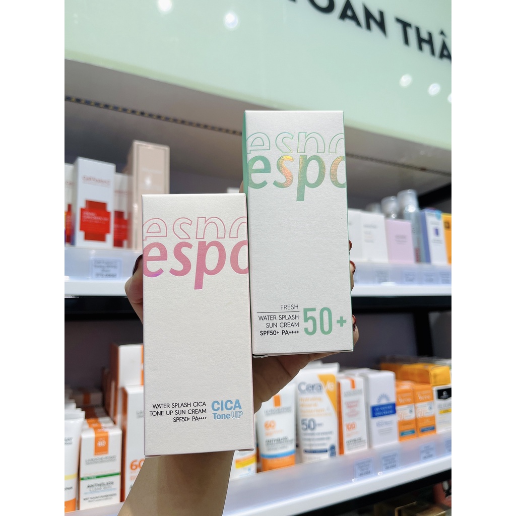 Kem Chống Nắng Espoir Water Splash Cica Tone Up Sun Cream SPF50+ PA+++ 60ml
