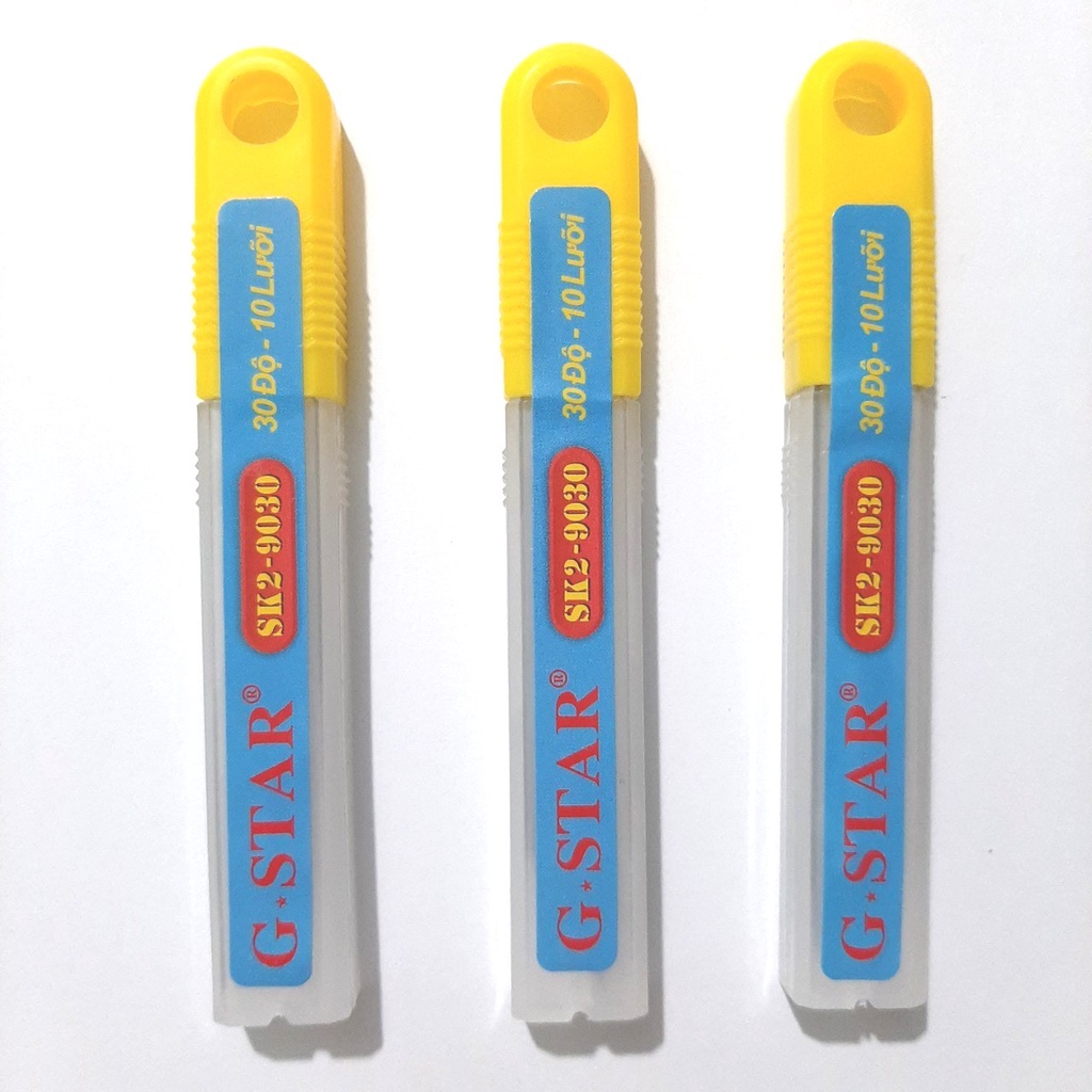 Hộp 10 cái lưỡi dao thép SK2 30 độ/ 60 độ