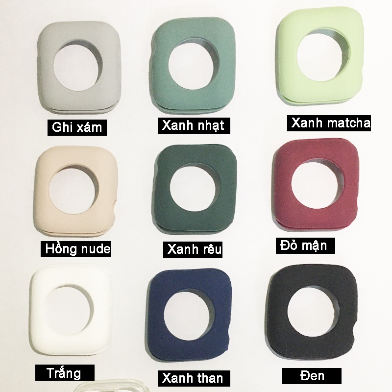 Ốp silicon bảo vệ đồng hồ apple watch iWatch series 6/5/4/3/2/1 – 38mm 40mm 42mm 44mm chống trầy xước viền – Panda Case