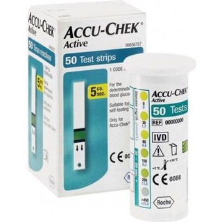 TEST ĐO ĐƯỜNG HUYẾT ACCU-CHECK ACTIVE ( 50 test/H)