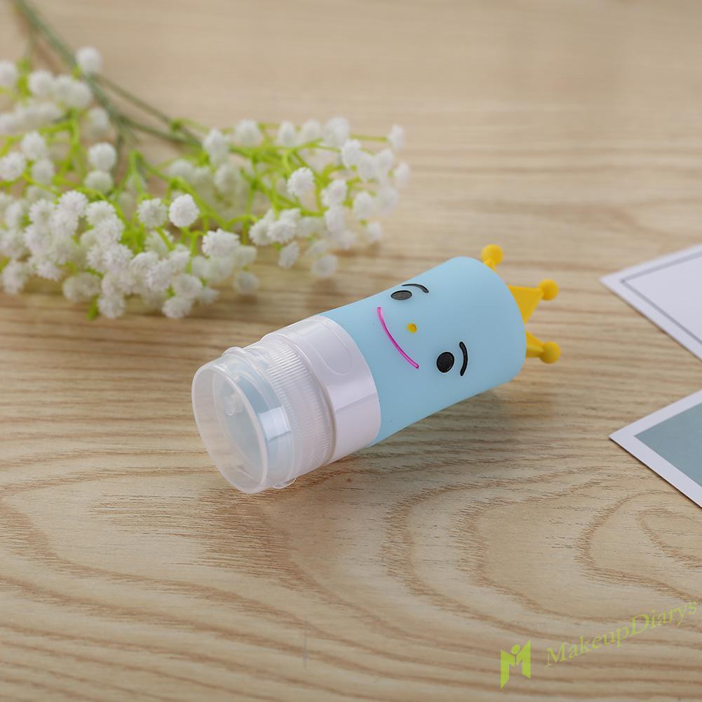 (Hàng Mới Về) Chai Silicon Rỗng 40ml Dùng Chiết Mỹ Phẩm Mang Đi Du Lịch