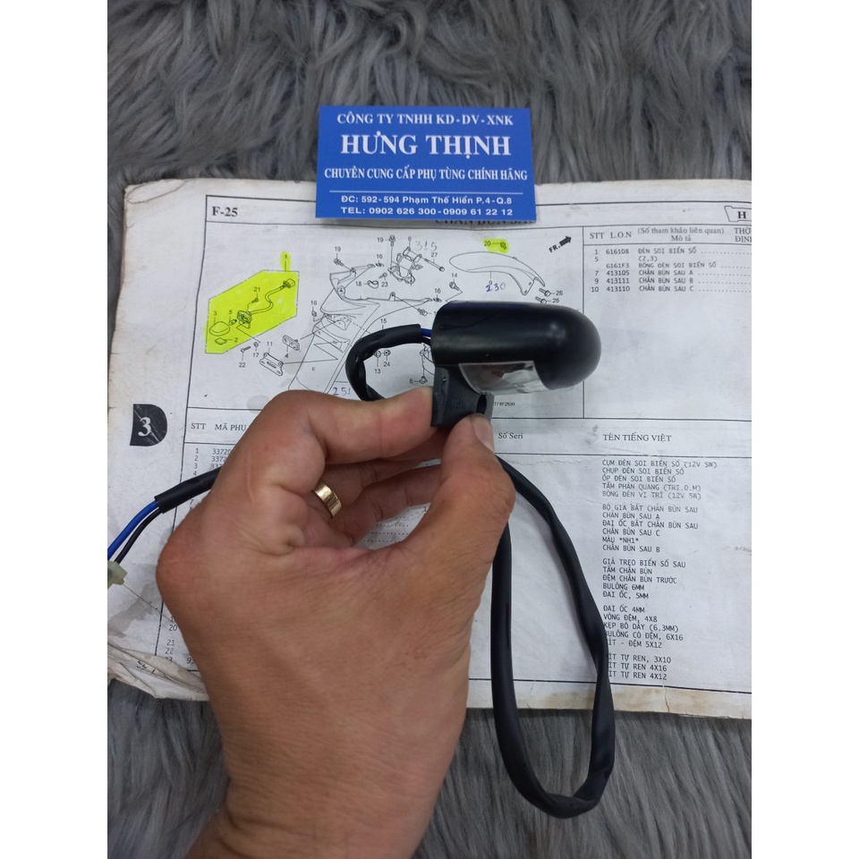 Cóc Đèn Sau Sh Ý , Exciter , Grender , Noza