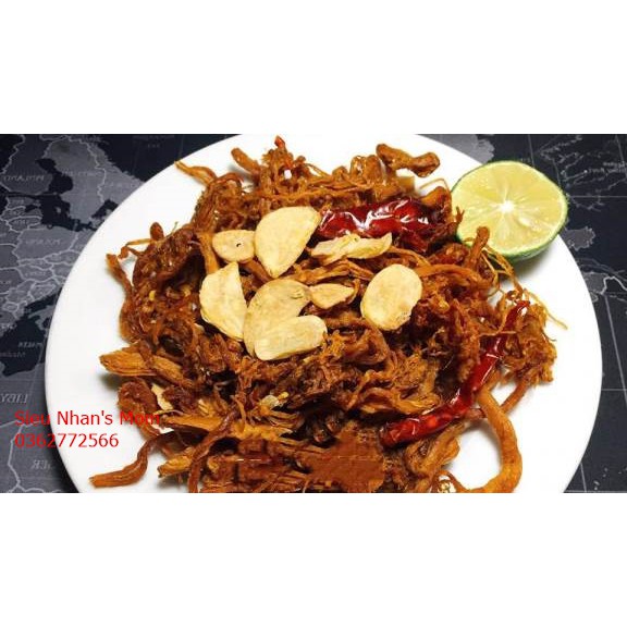 Khô heo cháy tỏi 500 gr