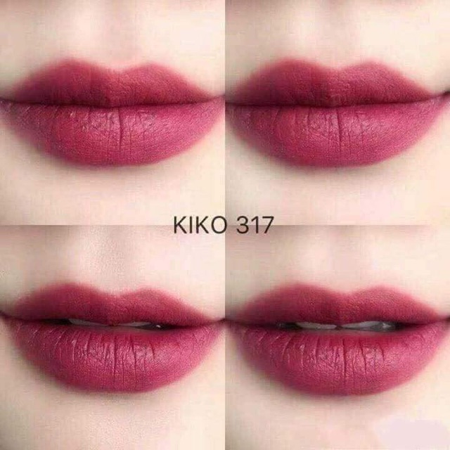 }_ Son lì Kiko velvet passion toàn màu hot