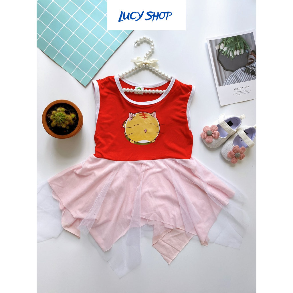 Váy công chúa cho bé gái dễ thương hàng QCCC từ 6 tháng đến 3 tuổi