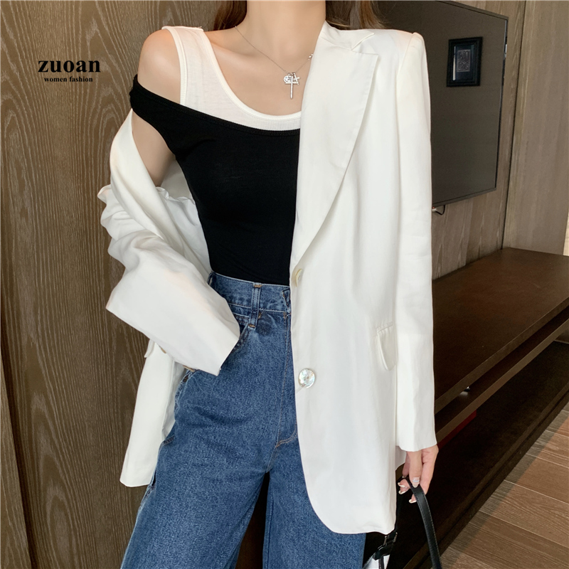 SUXI Áo Sơ Mi Sát Nách Thời Trang Mùa Hè Cho Nữ