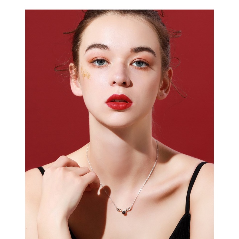 Dây chuyền titan sừng hươu TT2602  - CAM KẾT KHÔNG GỈ, KHÔNG BAY MÀU - BẢO HÀNH 12 THÁNG.