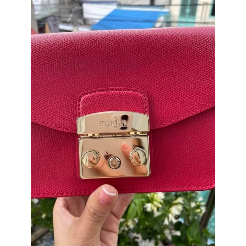 Túi furla mini màu ruby niu 98% AUTHENTIC