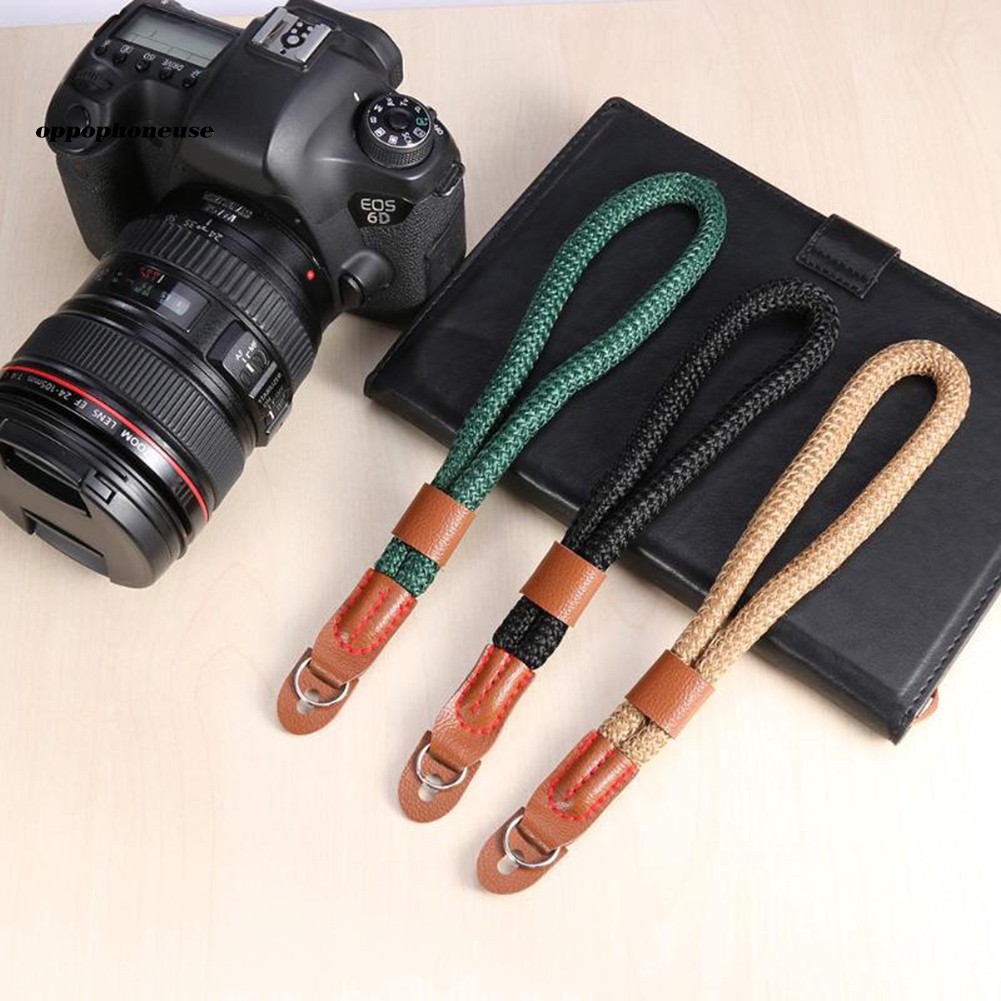 【OPHE】Nylon Braided Rope Hand Wrist Strap Lanyard for Leica Side Axis Digital Camera