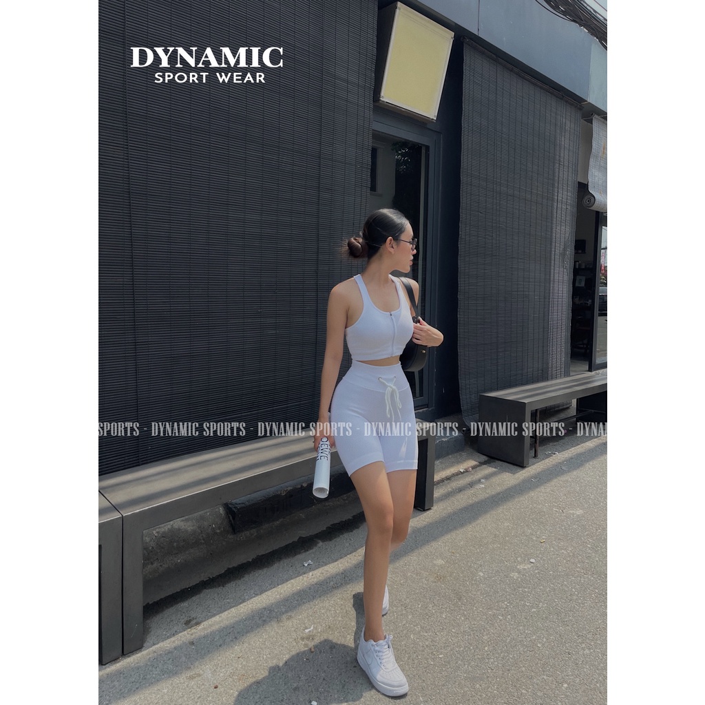 Quần đùi và Bra thể thao tập Gym, Yoga, Aerobic nữ Biker
