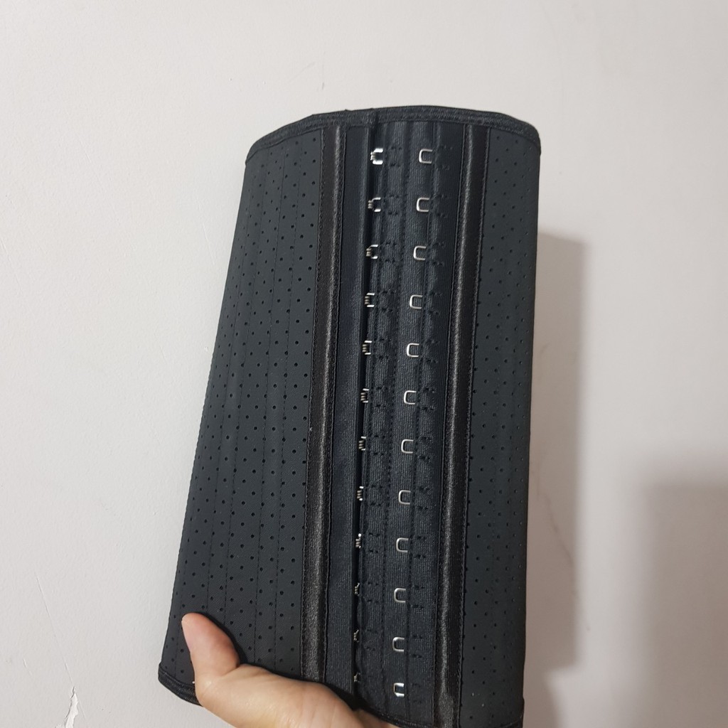 [ Hàng Chuẩn Xịn]Đai nịt bụng giảm mỡ Chuẩn Hi Lạp cao 25cm cm Hi Lạp 25 xương thông hơi( dài 29cm)