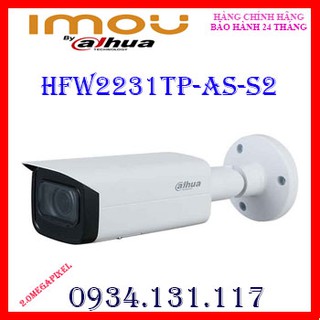 Camera IP hồng ngoại 2.0 Megapixel DAHUA DH-IPC-HFW2231TP-AS-S2
