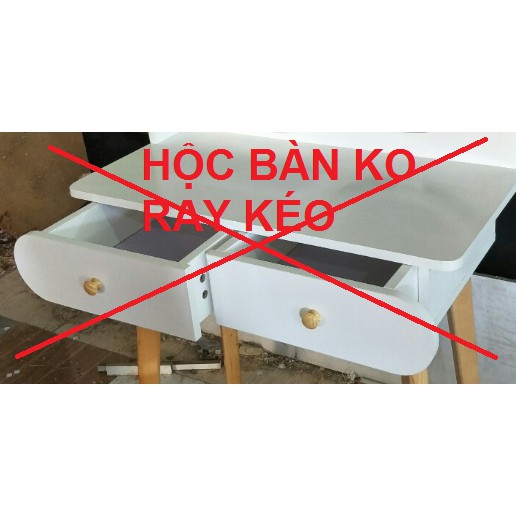 KENTASHOP- BÀN TRANG ĐIỂM KL01 PHONG CÁCH HIỆN ĐẠI (80*40*73cm) ( KO KÈM GHẾ)