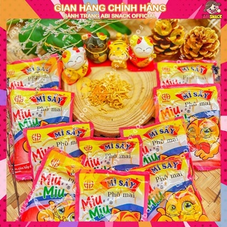 Mì sấy trẻ em Miu Miu vị phô mai thơm ngon chuẩn vị ăn vặt tuổi thơ 8x 9x 10x gói 22g