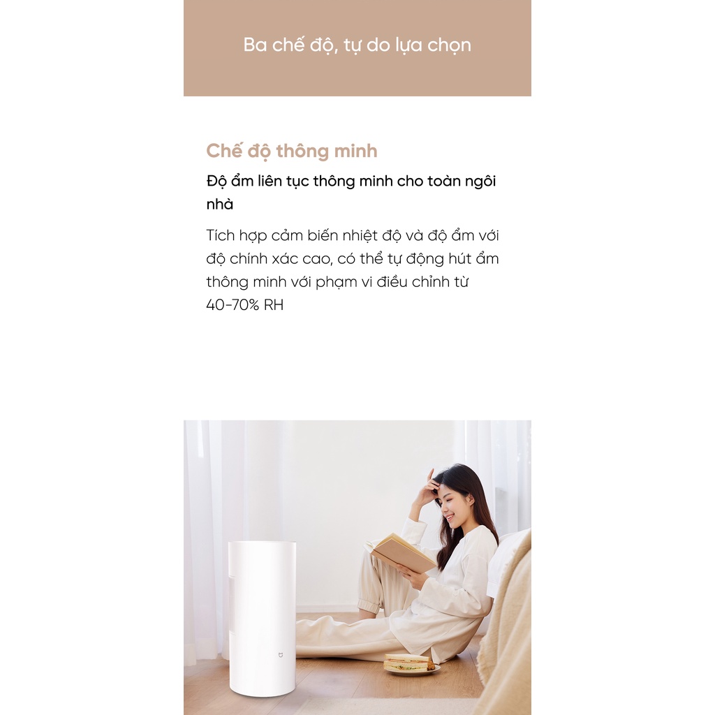 Máy hút ẩm thông minh Mijia 22L CSJ0122DM