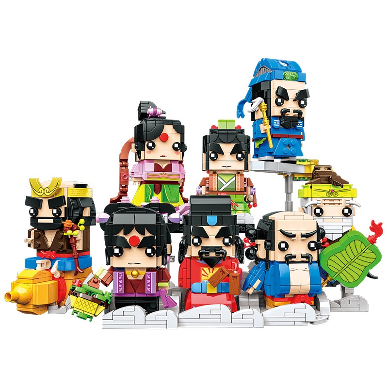 Bộ Đồ Chơi Lắp Ráp Nhân Vật He Xiangu Lu Dongbin