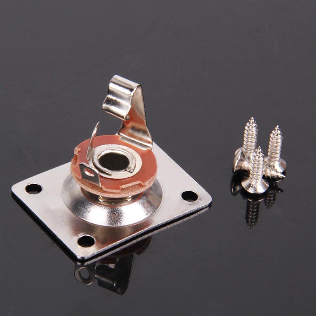 Khung Ổ Cắm Vuông 1 / 4 6 / 35mm Thay Thế Cho Đàn Guitar Điện Gibson