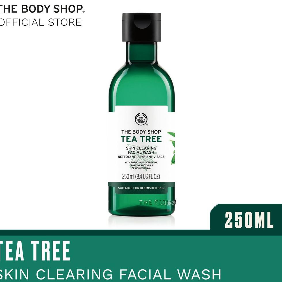 THE BODY SHOP (Hàng Mới Về) Sữa Rửa Mặt Làm Sạch Da Chiết Xuất Trà Xanh 250ml