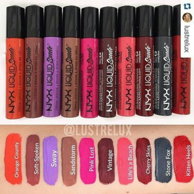 Son Nyx Liquid suede cream
