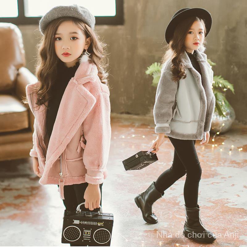Winter girl cashmere coat