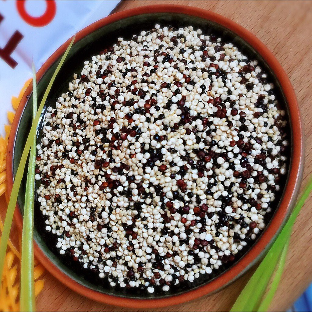Diêm mạch 3 màu hạt hữu cơ ăn dặm cho bé chính hãng BIO PLANET 14136