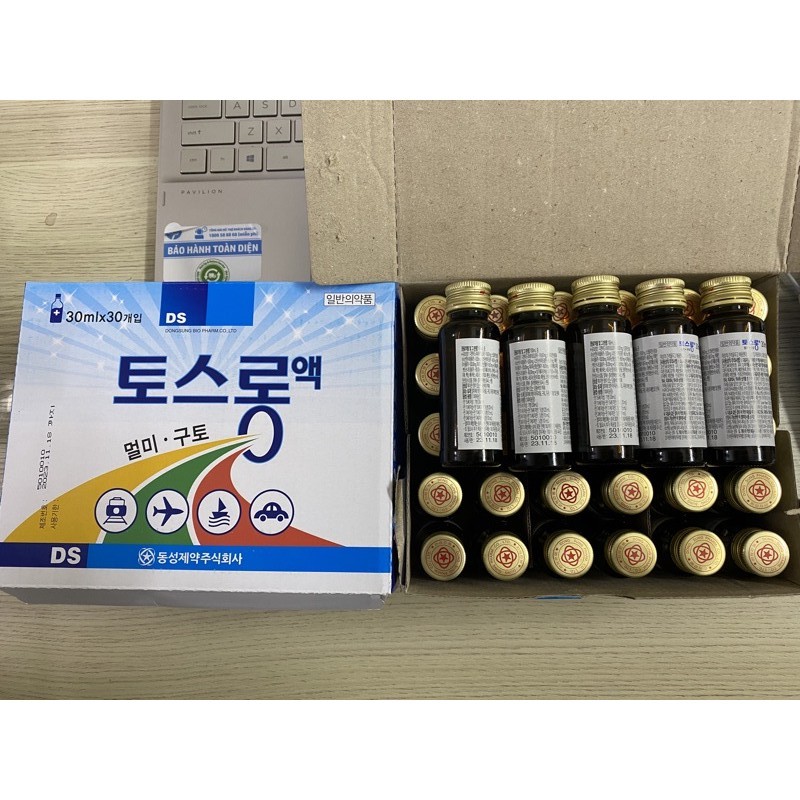 Nước Chống Say Tàu Xe Hàn Quốc Màu Xanh, Chai 30ml | BigBuy360 - bigbuy360.vn