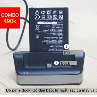 Combo Pin chính hãng + Dock sạc đôi LG V20