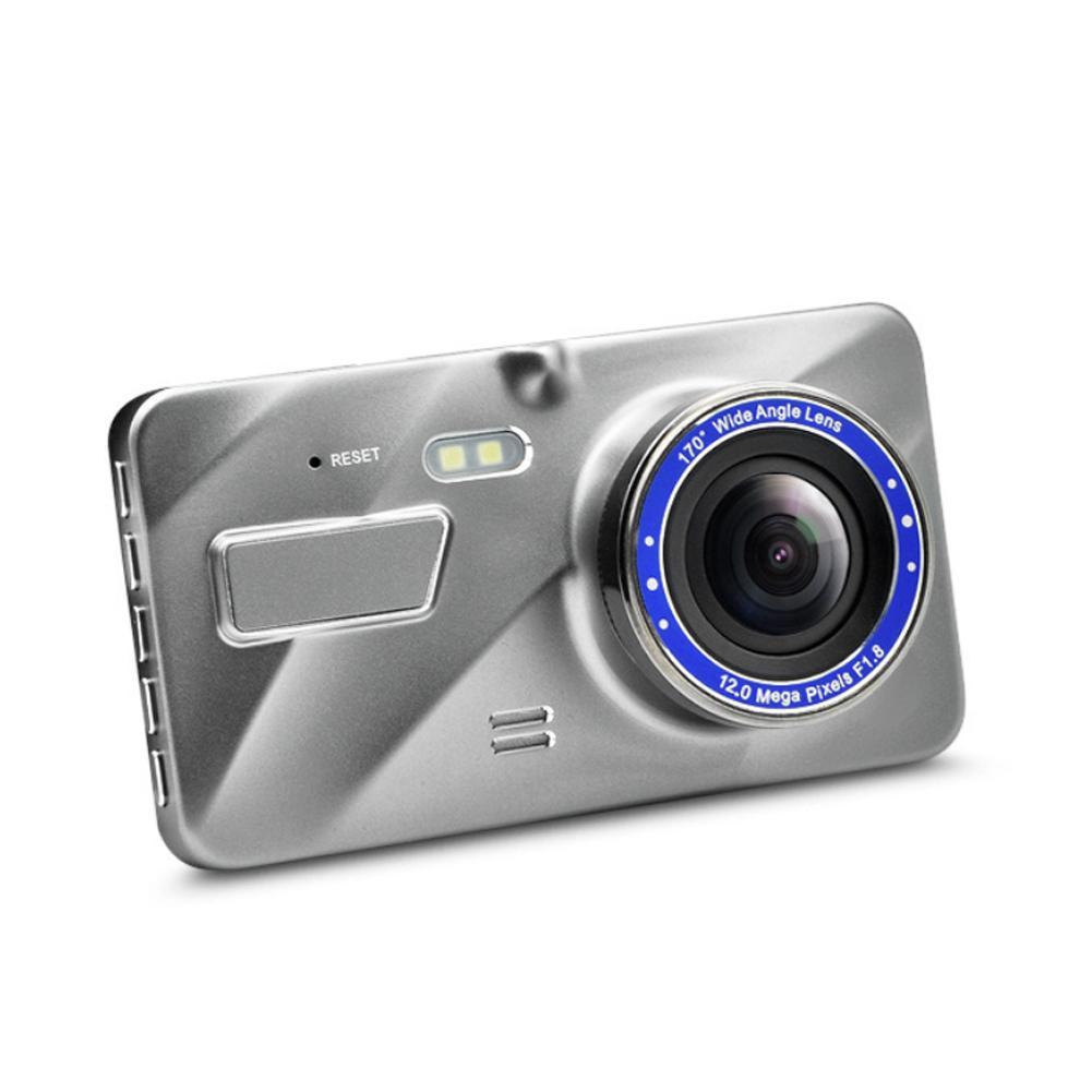 Máy quay hành trình hai ống kính màn hình FHD 1080P DVR 4" tầm nhìn đêm cho ô tô | BigBuy360 - bigbuy360.vn