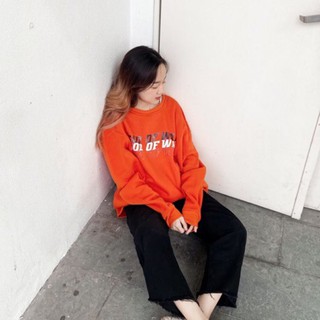 Áo nỉ Sweater (Cam)