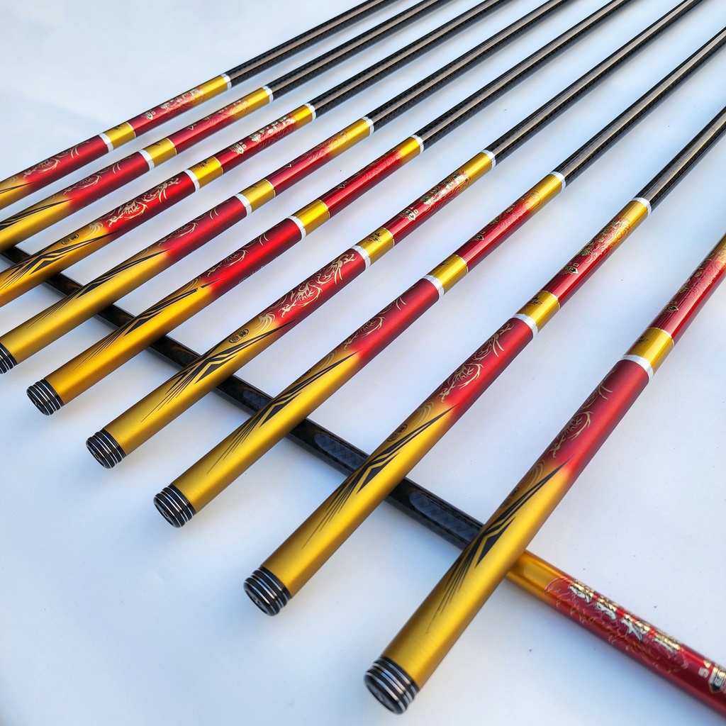 Cần Câu Tay Tiềm Long 5H Cần Câu Đài Câu Đơn Carbon Cần Câu Cá Cao Cấp