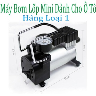 Máy Bơm Lốp Mini 12V Dành Cho Ô Tô