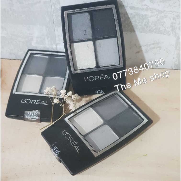 Phấn mắt 4 màu L'Oreal Studio Secrets™ Professional Color Smokes Eye Shadow (xáchtay)