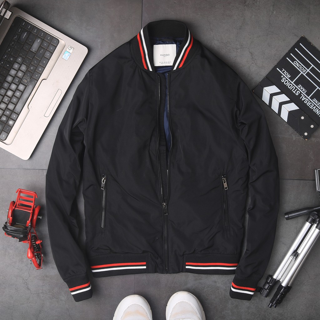 Áo khoác Bomber nam MG man hàng việt nam xuất khẩu chuẩn từ đường kim mũi chỉ | BigBuy360 - bigbuy360.vn