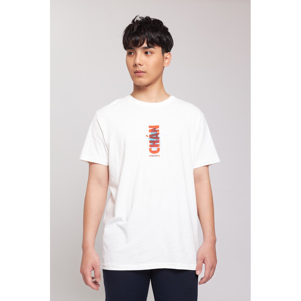 Áo thun nam BOO cổ tròn tay ngắn in Play Tee Regular Cncg