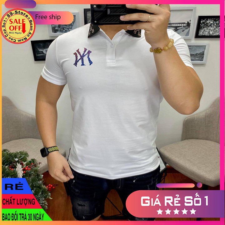 Áo Thun Nam Tay Ngắn Có Cổ Cao Cấp Thích Hợp Moi Lứa Tuổi Cam Kết Về Chất Lượng 🌟GIÁ RẺ NHẤT🌟