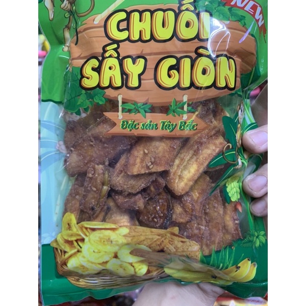 Chuối Sấy Giòn Đặc Sản Tây Bắc