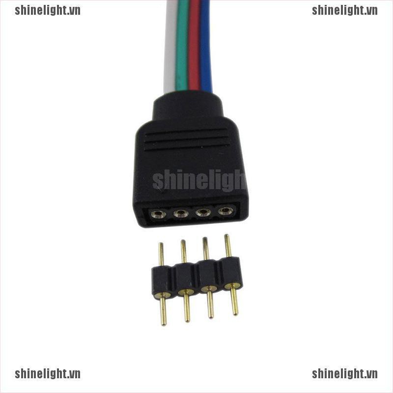 Gói 10 Đầu Nối 4 Pin Cho Đèn LED RGB 3528 5050
