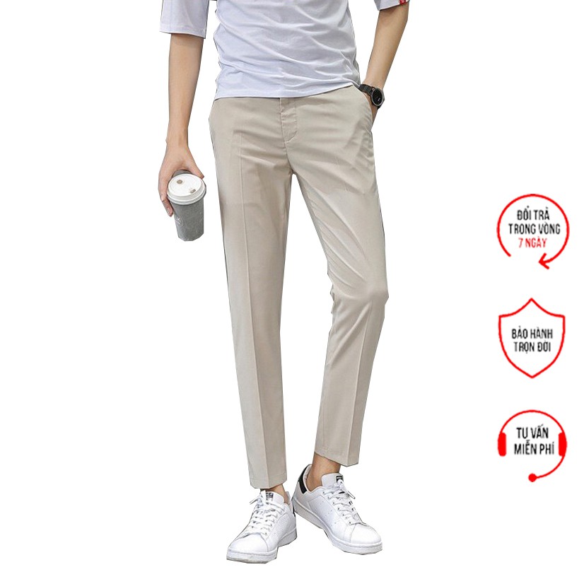 Quần tây nam chất vải Slex chống nhăn , phong cách hàn quốc | BigBuy360 - bigbuy360.vn