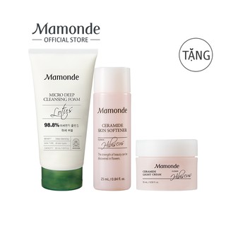[HB GIFT] Bộ sản phẩm làm sạch và nuôi dưỡng làn da Mamonde