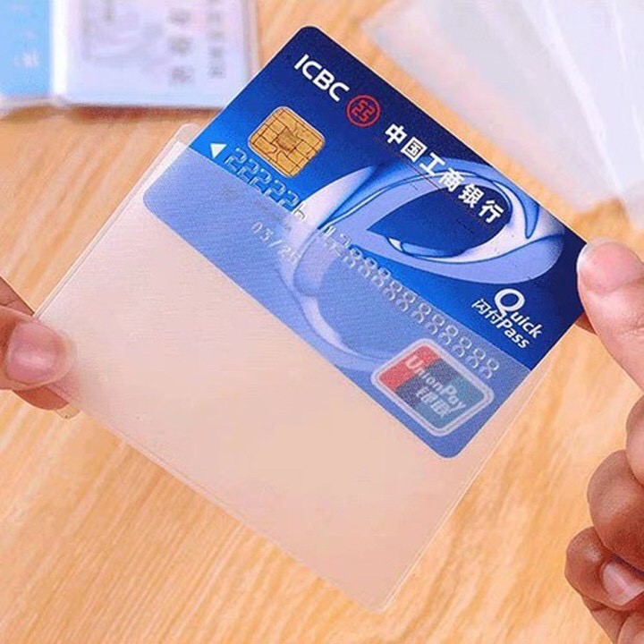 [HOT HOT 2021]BỘ vỏ bọc BẢO VỆ thẻ căn cước, bằng lái, thẻ tín dụng trong suốt