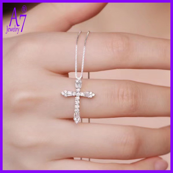 Vòng cổ Mặt Chữ T Mạ Vàng 18K A7 Thời Trang